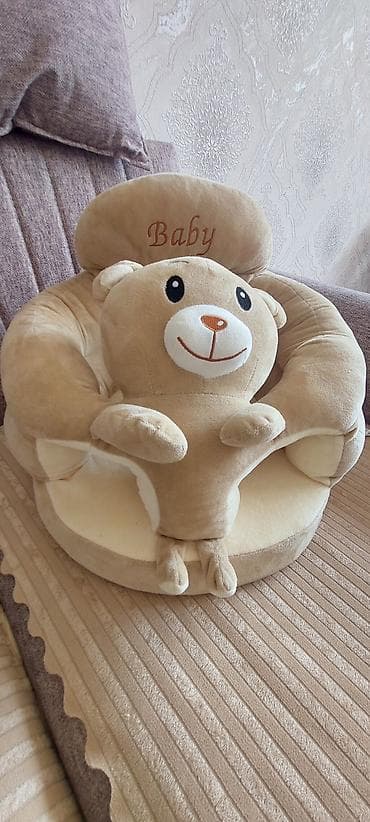 Uşaq üçün yumşaq oturacaq – ayı fiqurlu - Model: “Baby” yazılı, ayı lalafo.az -da Uşaq üçün yumşaq oturacaq – ayı fiqurlu - Model: “Baby” yazılı, ayı