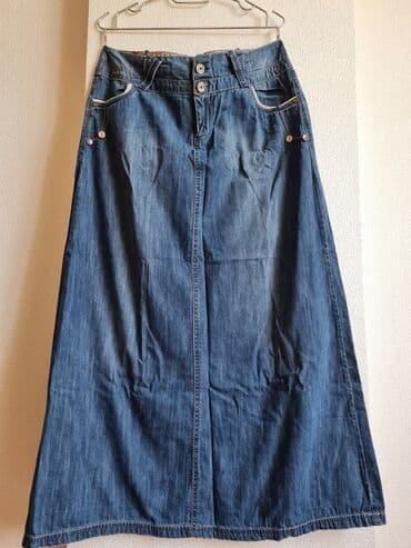 Maksi Ətək, Cins, 4XL lalafo.az -da Maksi Ətək, Cins, 4XL