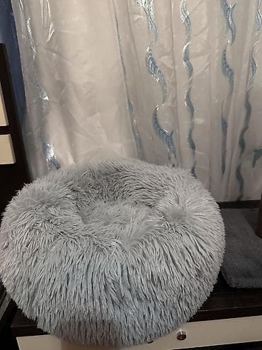 Pişik və kiçik itlər üçün yumru “donut” tipli yataq - Rəng: açıq boz lalafo.az -da Pişik və kiçik itlər üçün yumru “donut” tipli yataq - Rəng: açıq boz