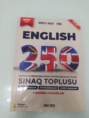 Nərgiz nəcəf ingilis dili 250 sınaq kitab alınıb ancaq istifadə lalafo.az -da Nərgiz nəcəf ingilis dili 250 sınaq kitab alınıb ancaq istifadə