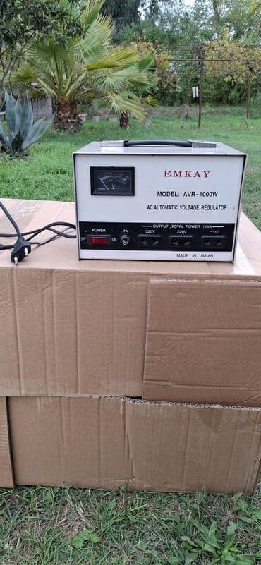 İşlənmiş, Ev üçün, 1 faza, Gərginliy stabilizatoru, 220 V, Kredit yoxdur lalafo.az -da İşlənmiş, Ev üçün, 1 faza, Gərginliy stabilizatoru, 220 V, Kredit yoxdur