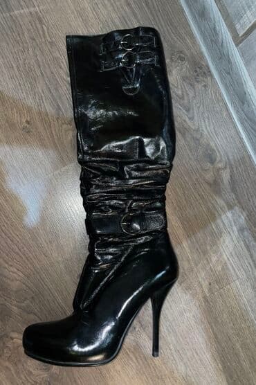 Qadın dəri çəkmə! – Calipso Vivace - Rəng: qara, parlaq fakturalı. - lalafo.az -da Qadın dəri çəkmə! – Calipso Vivace - Rəng: qara, parlaq fakturalı. -