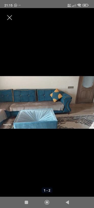 İşlənmiş, Künc divan, Qonaq otağı üçün, Açılan lalafo.az -da İşlənmiş, Künc divan, Qonaq otağı üçün, Açılan