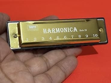 Məhsul: Ağız harmonikası (10 dəlik) - Korpus: qızılı rəngli metal lalafo.az -da Məhsul: Ağız harmonikası (10 dəlik) - Korpus: qızılı rəngli metal