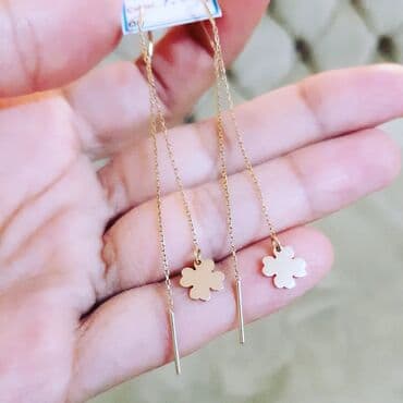 Sırğa, Sarı qızıl, 585 Əyar, 123 g lalafo.az -da Sırğa, Sarı qızıl, 585 Əyar, 123 g