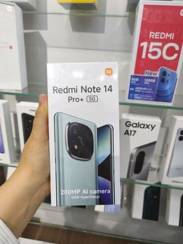 Xiaomi Redmi Note 14 Pro+ 5G - 5G dəstəyi - 200 MP AI kamera – yüksək lalafo.az -da Xiaomi Redmi Note 14 Pro+ 5G - 5G dəstəyi - 200 MP AI kamera – yüksək