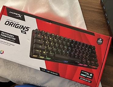 HyperX Alloy Origins 60 mexaniki klaviatura - 60% kompakt ölçü at lalafo.az HyperX Alloy Origins 60 mexaniki klaviatura - 60% kompakt ölçü
