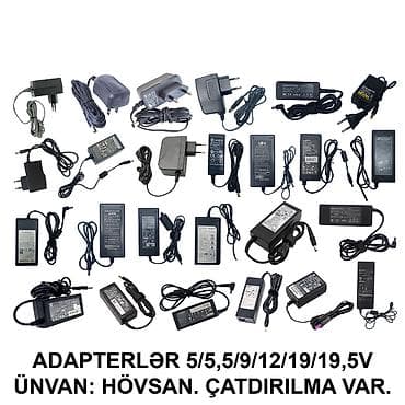 Adapterlər “5/5.5/12/19/19.5V 0.5/1/2/3/4/5A” YOXLAMAĞA ŞƏRAİT VAR! lalafo.az -da Adapterlər “5/5.5/12/19/19.5V 0.5/1/2/3/4/5A” YOXLAMAĞA ŞƏRAİT VAR!