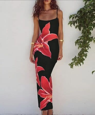 Qadınlar üçün uzun slip-stil don Zərif, yay ab-havası verən bu don həm lalafo.az -da Qadınlar üçün uzun slip-stil don Zərif, yay ab-havası verən bu don həm