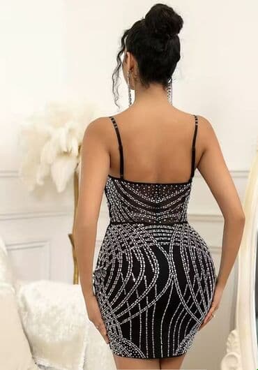 Dongfeng: Məhsul: Qara rəngli, daş və muncuq aplikasiyalı mini gecə/party donu at lalafo.az — 2 Dongfeng: Məhsul: Qara rəngli, daş və muncuq aplikasiyalı mini gecə/party donu — 2