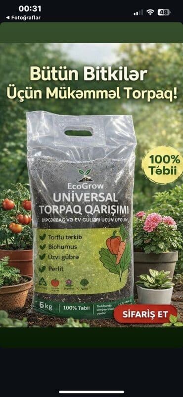 EcoGrow Universal Torpaq Qarışımı – bütün bitkilər üçün mükəmməl lalafo.az -da EcoGrow Universal Torpaq Qarışımı – bütün bitkilər üçün mükəmməl