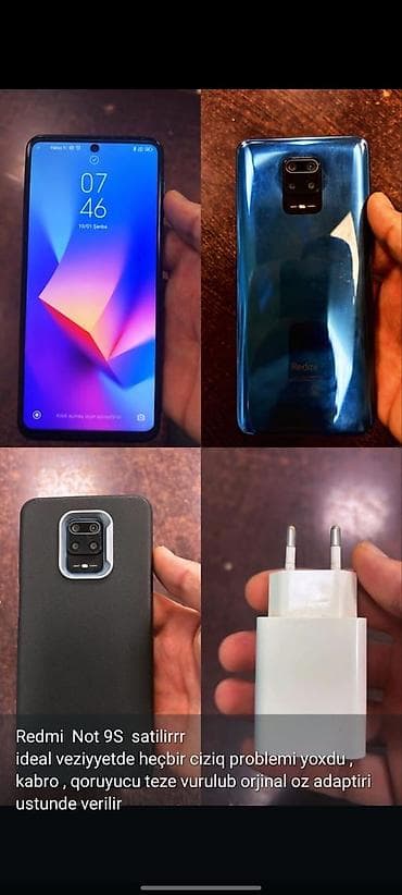 Xiaomi Redmi Note 9S - Ekran: tam ekran dizayn, ön kameraya görə lalafo.az -da Xiaomi Redmi Note 9S - Ekran: tam ekran dizayn, ön kameraya görə
