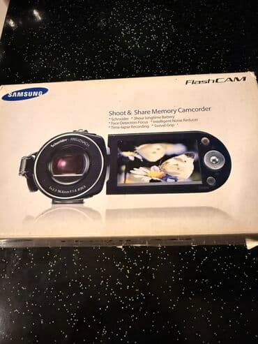 Samsung FlashCAM “Shoot & Share” yaddaşlı videokamera Əsas lalafo.az -da Samsung FlashCAM “Shoot & Share” yaddaşlı videokamera Əsas