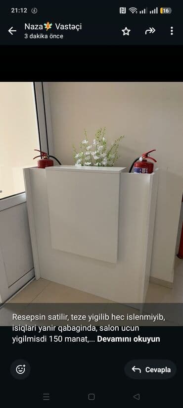 Resepsin satilir, teze yigilib hec islenmiyib, isiqlari yanir lalafo.az -da Resepsin satilir, teze yigilib hec islenmiyib, isiqlari yanir