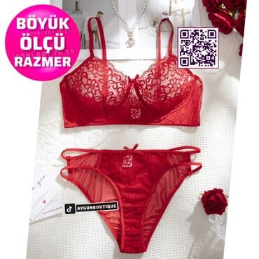 Güpurlu tüllü iç geyim dəsti 🔸 Yeni ilə özəl 2026 model Böyük lalafo.az -da Güpurlu tüllü iç geyim dəsti 🔸 Yeni ilə özəl 2026 model Böyük