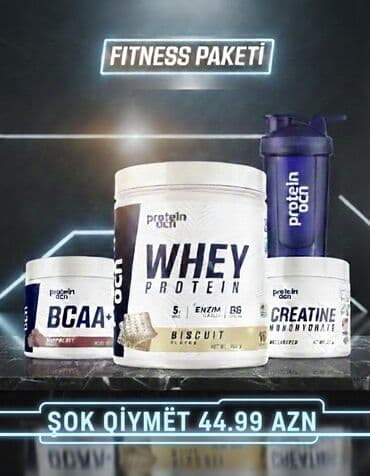 Fitness Paketi – Protein Ocean Tərkib: - Whey Protein (Biscuit lalafo.az -da Fitness Paketi – Protein Ocean Tərkib: - Whey Protein (Biscuit