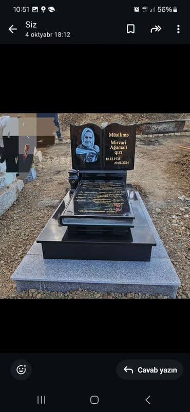 Mərmər qranit qəbir daşlarının sifarişi qəbul olunur.çatdırılma lalafo.az -da Mərmər qranit qəbir daşlarının sifarişi qəbul olunur.çatdırılma