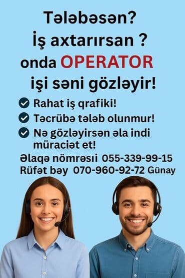 Hostes, qeydiyyatçı tələb olunur, İstənilən yaş, Təcrübəsiz lalafo.az -da Hostes, qeydiyyatçı tələb olunur, İstənilən yaş, Təcrübəsiz