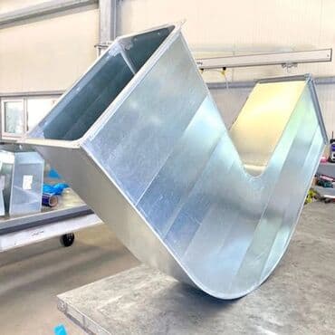 Hava kanalı üçün sinklənmiş polad “S” (və ya böyük radiuslu U) keçid lalafo.az -da Hava kanalı üçün sinklənmiş polad “S” (və ya böyük radiuslu U) keçid