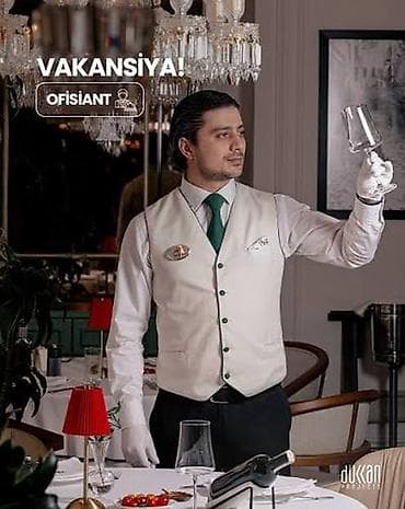 Ofisiant tələb olunur, Restoran, 18-29 yaş, 1-2 illik təcrübə lalafo.az -da Ofisiant tələb olunur, Restoran, 18-29 yaş, 1-2 illik təcrübə