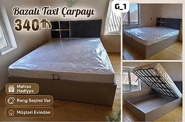 Bazalı taxt çarpayı – G_1 modeli - Ölçü: ikinəfərlik format (şəkildə lalafo.az -da Bazalı taxt çarpayı – G_1 modeli - Ölçü: ikinəfərlik format (şəkildə