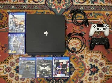 PlayStation 4 Pro komplekti Daxildir: - PS4 Pro konsolu (3 qat korpus lalafo.az -da PlayStation 4 Pro komplekti Daxildir: - PS4 Pro konsolu (3 qat korpus
