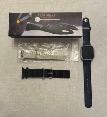 Smart saat T800 ultra satılır. Yaxşı məhsuldur.Təzədir.Qutusu var.Real lalafo.az -da Smart saat T800 ultra satılır. Yaxşı məhsuldur.Təzədir.Qutusu var.Real