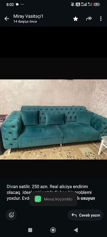 Divan satilir. 250 azn. Real aliciya endirim olacaq. Ideal lalafo.az -da Divan satilir. 250 azn. Real aliciya endirim olacaq. Ideal