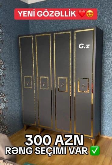 Açılan, 4 qapılı Düz dolab, Qarderob, paltar dolabı lalafo.az -da Açılan, 4 qapılı Düz dolab, Qarderob, paltar dolabı