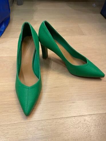 Yaşıl rəngli qadın klassik tuflilər - Model: sivri burunlu lalafo.az -da Yaşıl rəngli qadın klassik tuflilər - Model: sivri burunlu