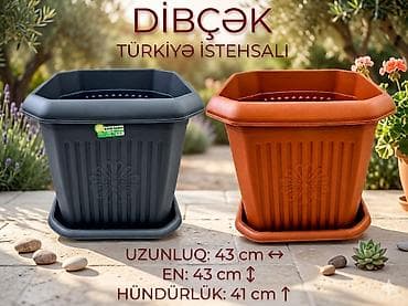 Dibçək – Türkiyə istehsalı keyfiyyətli gül qabı Ev, balkon, bağ və lalafo.az -da Dibçək – Türkiyə istehsalı keyfiyyətli gül qabı Ev, balkon, bağ və