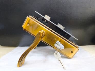 Qapı tutacağı və mexaniki kilid dəsti - Rəng/örtük: antik qızılı lalafo.az -da Qapı tutacağı və mexaniki kilid dəsti - Rəng/örtük: antik qızılı