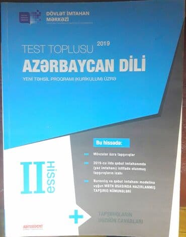 Azərbaycan dili 11-ci sinif, 2019 il, Pulsuz çatdırılma lalafo.az -da Azərbaycan dili 11-ci sinif, 2019 il, Pulsuz çatdırılma