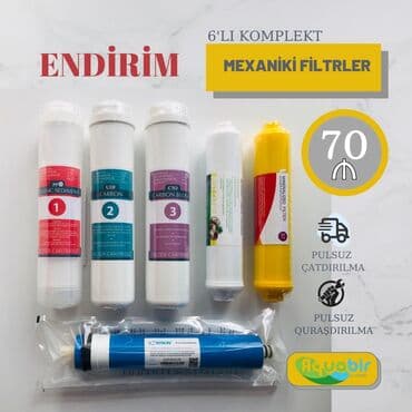 💦6'Lı Filtir Seti 🗣Super Təklif 6'lı Filtir Seti Cemi:70 AZN 👉3 lalafo.az -da 💦6'Lı Filtir Seti 🗣Super Təklif 6'lı Filtir Seti Cemi:70 AZN 👉3