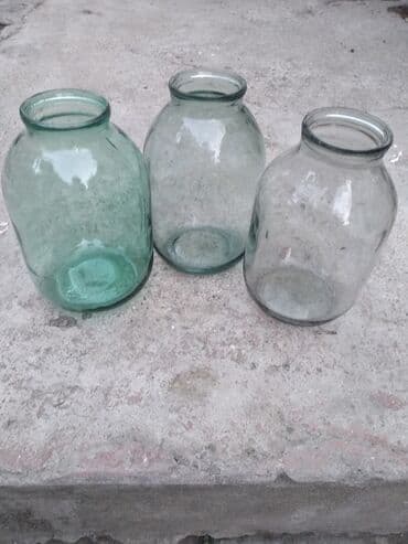 3-х литровые балоны много. 1 штука-60 копеек, есть маленькие банки lalafo.az -da 3-х литровые балоны много. 1 штука-60 копеек, есть маленькие банки