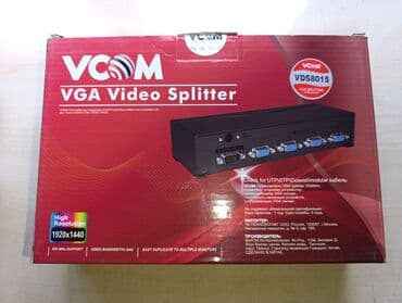VCOM VGA Video Splitter (DD132, 2 port) Xüsusiyyətlər: - 1 mənbədən lalafo.az -da VCOM VGA Video Splitter (DD132, 2 port) Xüsusiyyətlər: - 1 mənbədən