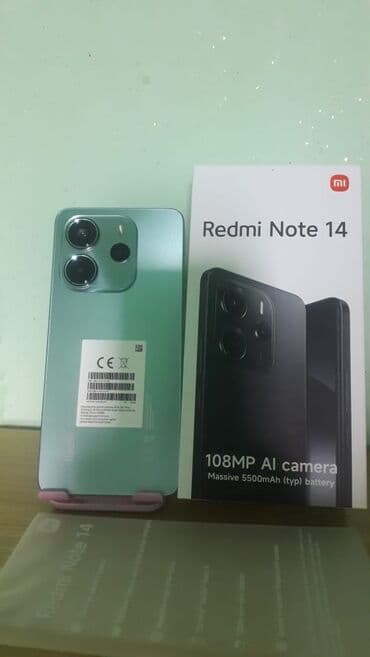 Redmi Note 14, 256 GB, rəng - Mavi, Sensor, Face ID lalafo.az -da Redmi Note 14, 256 GB, rəng - Mavi, Sensor, Face ID