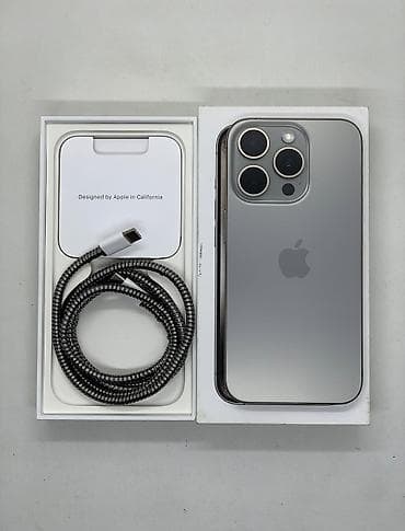 IPhone 15 Pro, 256 GB, Natural Titanium, Zəmanət, Kredit, Simsiz şarj lalafo.az -da IPhone 15 Pro, 256 GB, Natural Titanium, Zəmanət, Kredit, Simsiz şarj