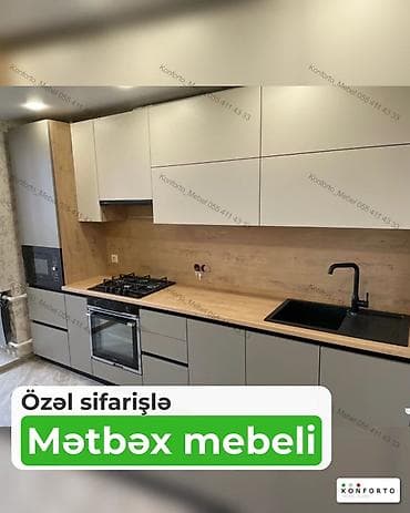 Özəl sifarişlə mətbəx mebeli – müasir, minimal dizayn. Xüsusiyyətlər at lalafo.az Özəl sifarişlə mətbəx mebeli – müasir, minimal dizayn. Xüsusiyyətlər