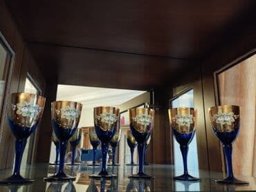 Qədəhlər, rəng - Göy, Şüşə, 6 ədədli dəst lalafo.az -da Qədəhlər, rəng - Göy, Şüşə, 6 ədədli dəst