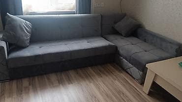 Künc divan, İşlənmiş, Açılan, Bazalı, Vеlur parça lalafo.az -da Künc divan, İşlənmiş, Açılan, Bazalı, Vеlur parça