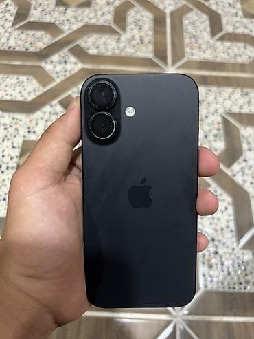 IPhone 16, 128 GB, Qara, Face ID lalafo.az -da IPhone 16, 128 GB, Qara, Face ID