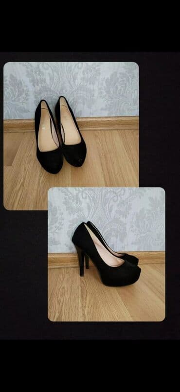 Qadın yüksək dabanlı tufli dəsti - Model: Platformalı klassik pump - lalafo.az -da Qadın yüksək dabanlı tufli dəsti - Model: Platformalı klassik pump -