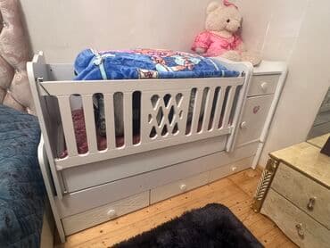 Oğlan və qız üçün, İşlənmiş, Dördbucaq, Beşik, Dəst ilə, Matras ilə, Yellənmə mexanizm ilə lalafo.az -da Oğlan və qız üçün, İşlənmiş, Dördbucaq, Beşik, Dəst ilə, Matras ilə, Yellənmə mexanizm ilə