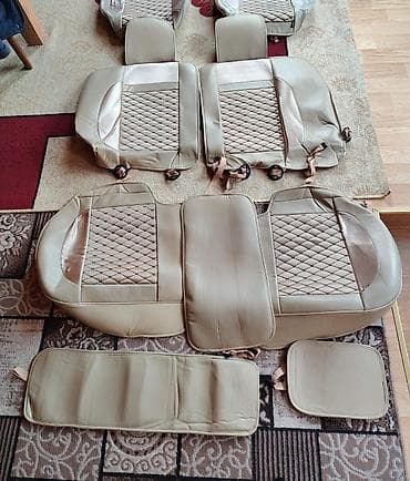 Avtomobil oturacaq üzlükləri dəsti - Rəng: bej/qızılı tonlarda - at lalafo.az Avtomobil oturacaq üzlükləri dəsti - Rəng: bej/qızılı tonlarda -