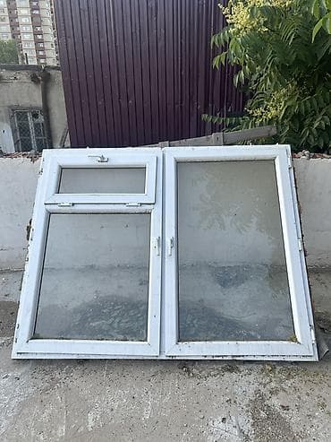 Двухкамерное Пластиковое окно, Ширина: 170 см, Длина: 125 см at lalafo.az Двухкамерное Пластиковое окно, Ширина: 170 см, Длина: 125 см