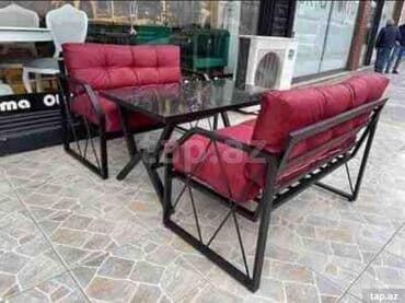 Салонная мебель на заказ: Со скамейками, Прямой стол, 4 персоны at lalafo.az — 1 Салонная мебель на заказ: Со скамейками, Прямой стол, 4 персоны — 1