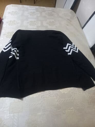 Qara rəngli kişi/uni-seks trikotaj kardiqan - Önü tam fermuarlı model lalafo.az -da Qara rəngli kişi/uni-seks trikotaj kardiqan - Önü tam fermuarlı model