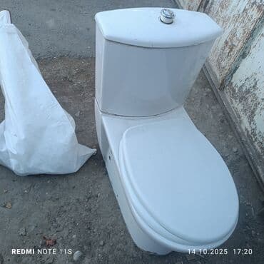 Sanitar qovşaq dəsti – unitaz və əl-üz yuma lavabosu - Unitaz: üst lalafo.az -da Sanitar qovşaq dəsti – unitaz və əl-üz yuma lavabosu - Unitaz: üst