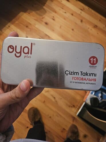 Бумага: Oyal Plus Çizim Takımı – 11 aksessuar Metall qutuda tam dəst at lalafo.az — 1 Бумага: Oyal Plus Çizim Takımı – 11 aksessuar Metall qutuda tam dəst — 1